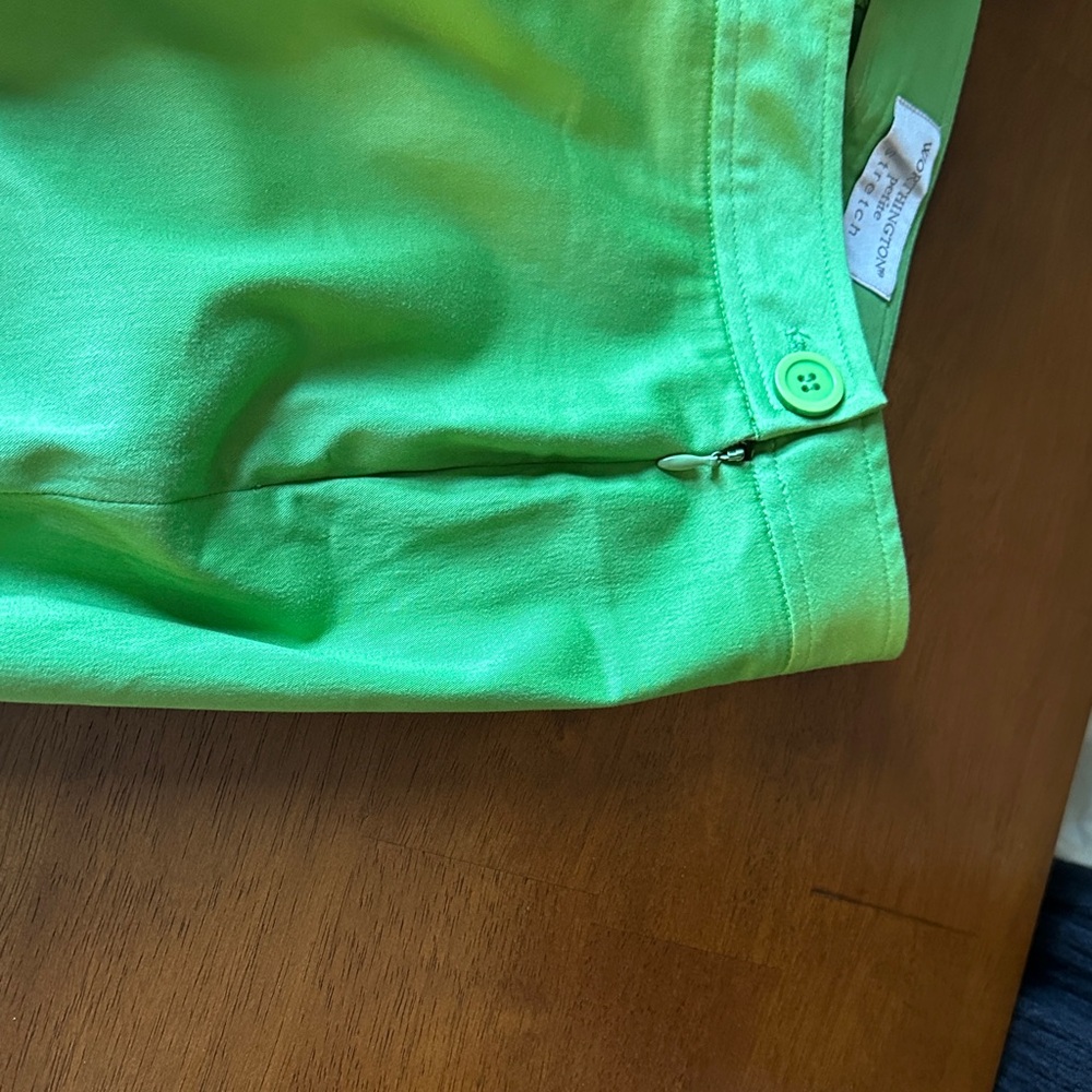 Worthington Bright Green Stretch Pants - Picture 7 of 10